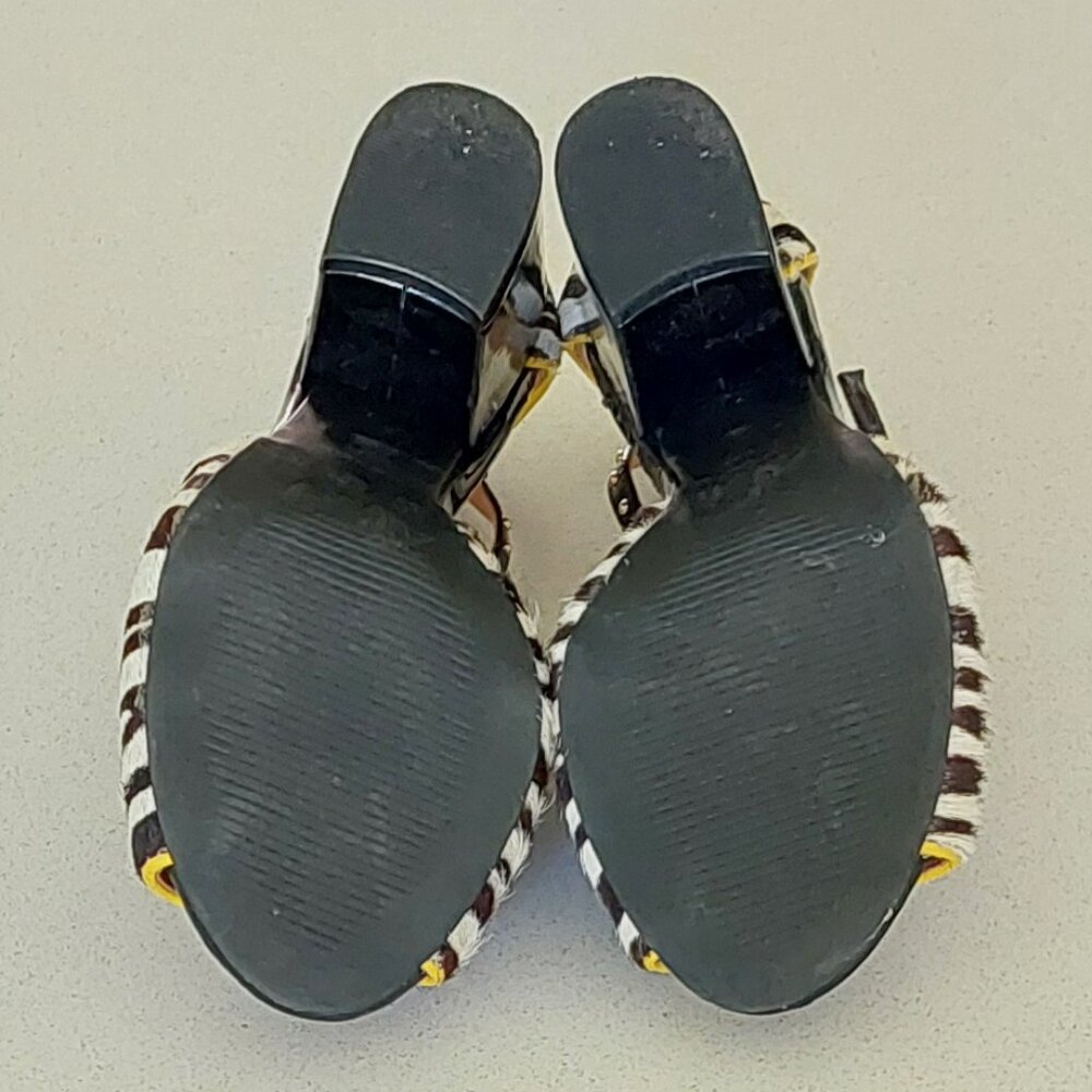 Di Vitrini Zebra Pattern Block/Wedge Heel Shoes W… - image 5